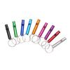10Pcs Emergency Whistles with Keychain Heavy Duty Aluminum Alloy Outdoor Camping Hiking Hunting Survival Sports Dog Training Whistle with Key Ring