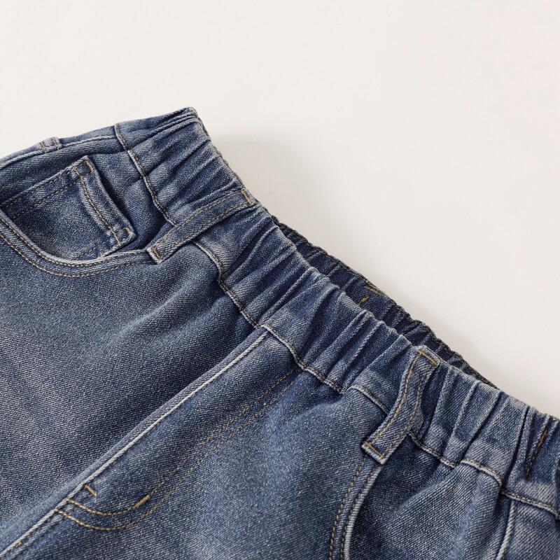 Deesha Girls' Fleece-Lined Flared Jeans