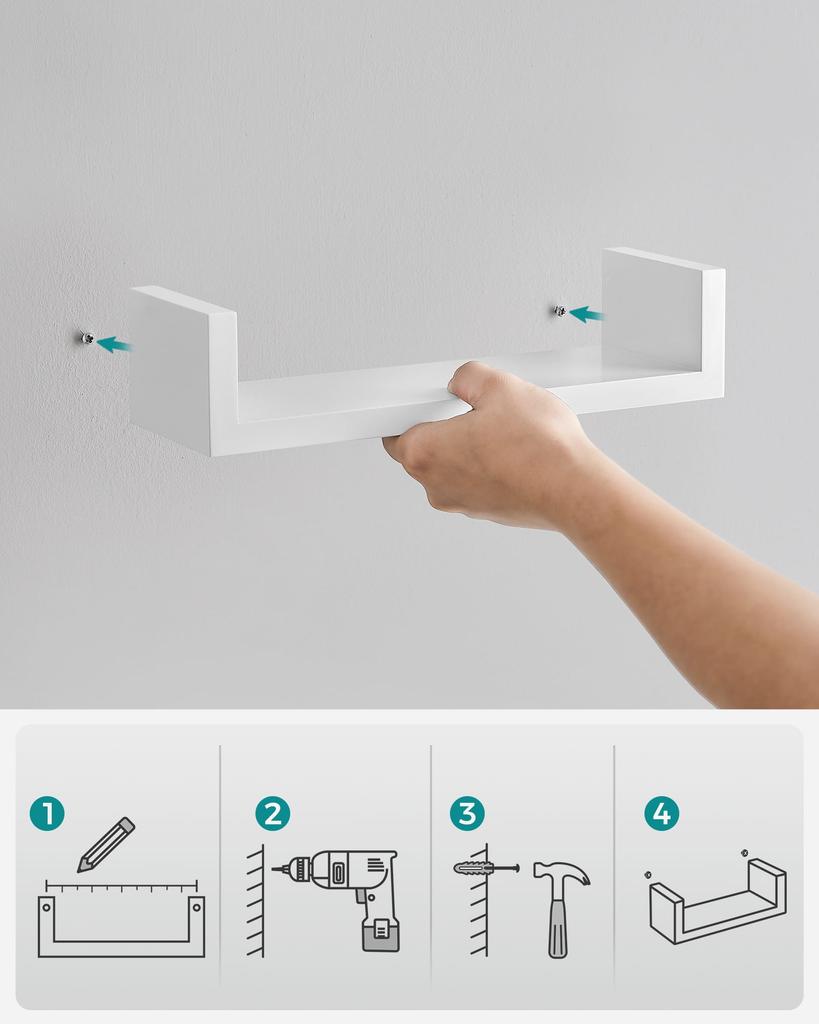 Set of 3 Shelves - LWS40WT