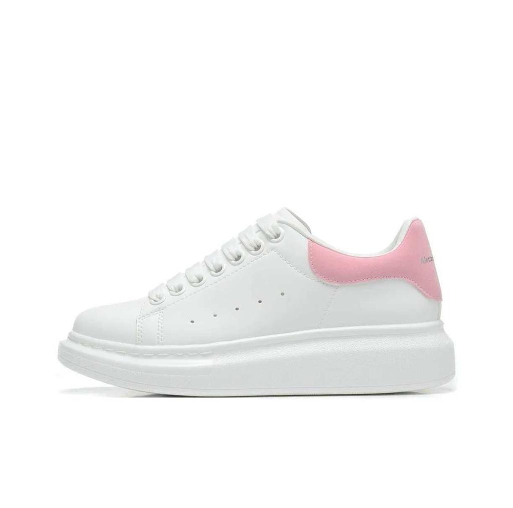 Trendy Platform Shoes: Thick Soles, Height Boosting, Comfy & Versatile Retro White Sneakers for Campus & Couples