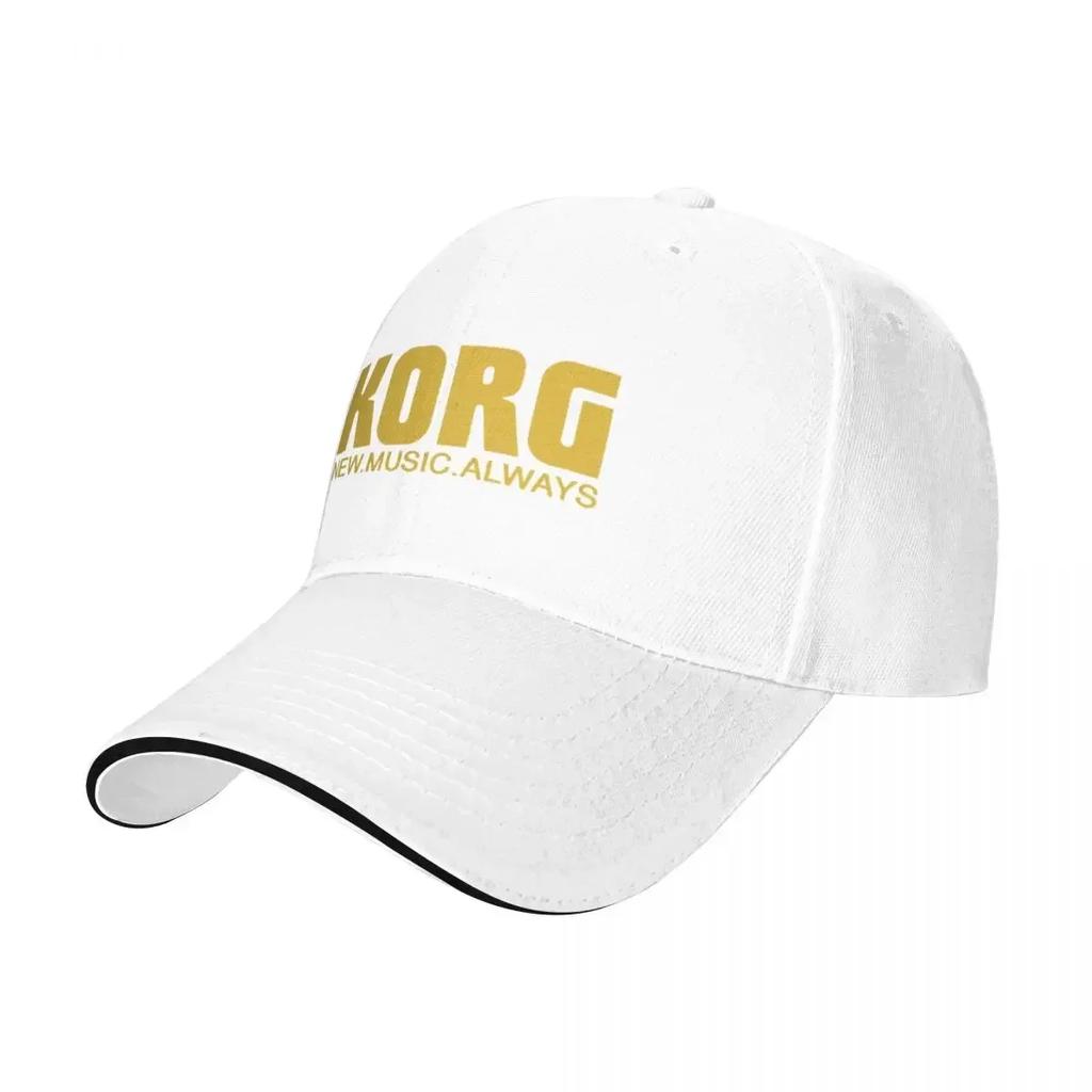 Golden Korg Synthesizer Music Always Summer Baseball Caps Women Men High-end Male Beach Sunscreen Hats Hip Hop Trucker Cap