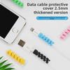 Silicone Spiral Cable Protector for Apple & Android Charging Cables
