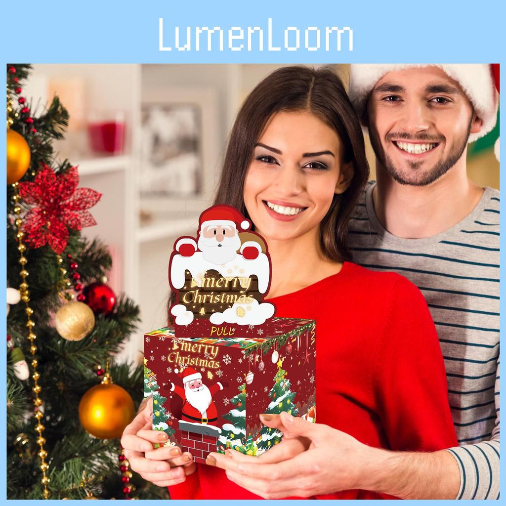 Weihnachtsmann Klettert Weihnachtskamin Muster Spardose Feiertagsparty Requisite Deko