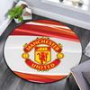 Man Utd Round Area Rug,Carpet Rug for Living Room Bedroom Sofa Playroom Decor,Non-slip Floor Mat