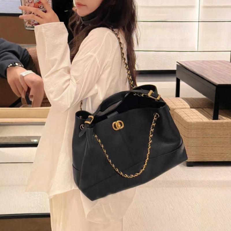 Suede Brown Bag Tote Bag Women's Large-capacity New Chain Bag Retro Armpit Bag
