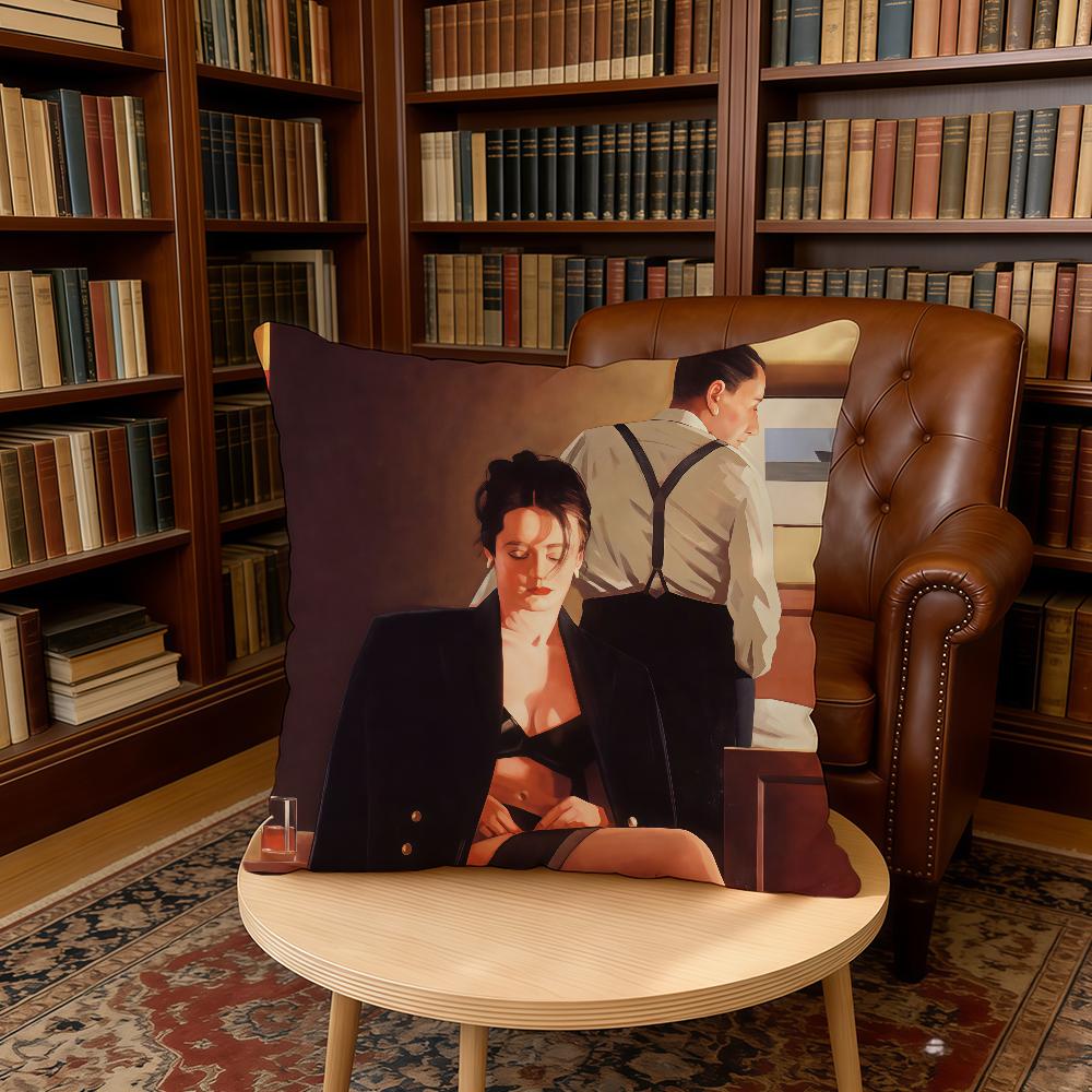 Scottish Artist JJack Vettriano Cushion Cover Home Office Birthday Anniversary Gifts Soft Skin Friendly Cushion Cover