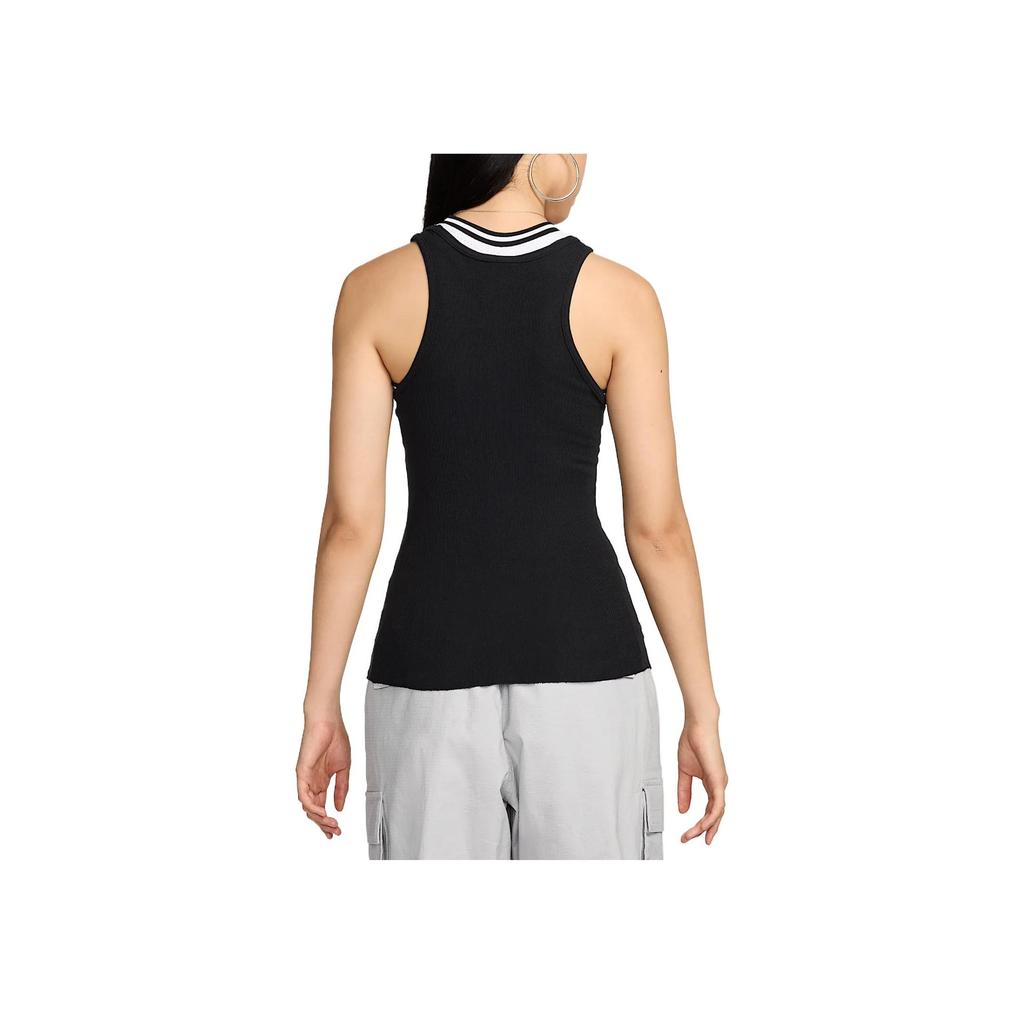 Nike Sportswear Breathable Comfortable Loose Sleeveless Sports Vest Women Tops Black Anthracite FZ1143-010
