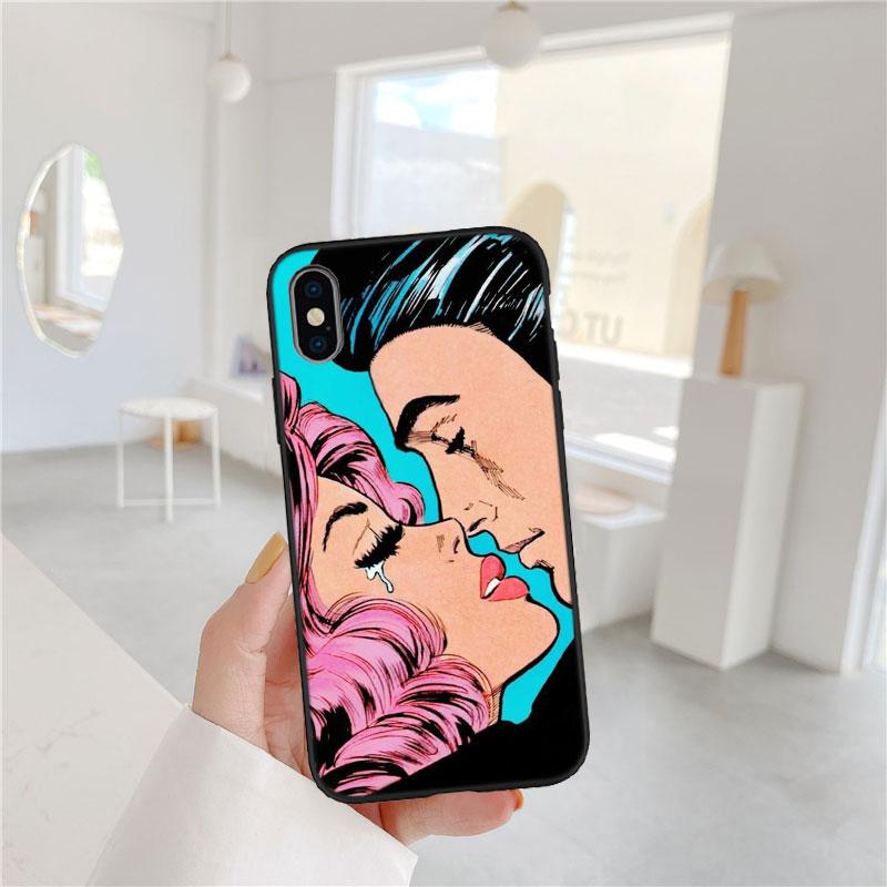 PP21 Crying Comic Girl Sad Soft Shell Phone Case for Xiaomi Poco C40 C50 C51 C55 C65 C71 C75 F3 F5 F6 F7 M2 M3 Pro Ultra