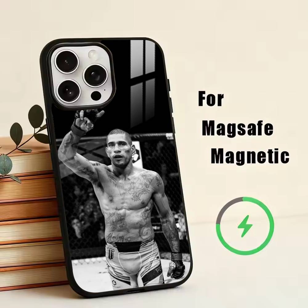 D-Fighting Pereira Alex Phone Case For iPhone17,16,15,14,13,12,11 Plus,Pro Magnetic with Magsafe Wireless Charging