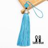 8cm Beaded Ice Silk Tassel Pendant for Hats & Bookmarks - Fine Thread Design, Free Shipping