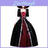 Elegantes und bezauberndes europäisches Vampir-Cosplay-Kleid für Damen für Partys