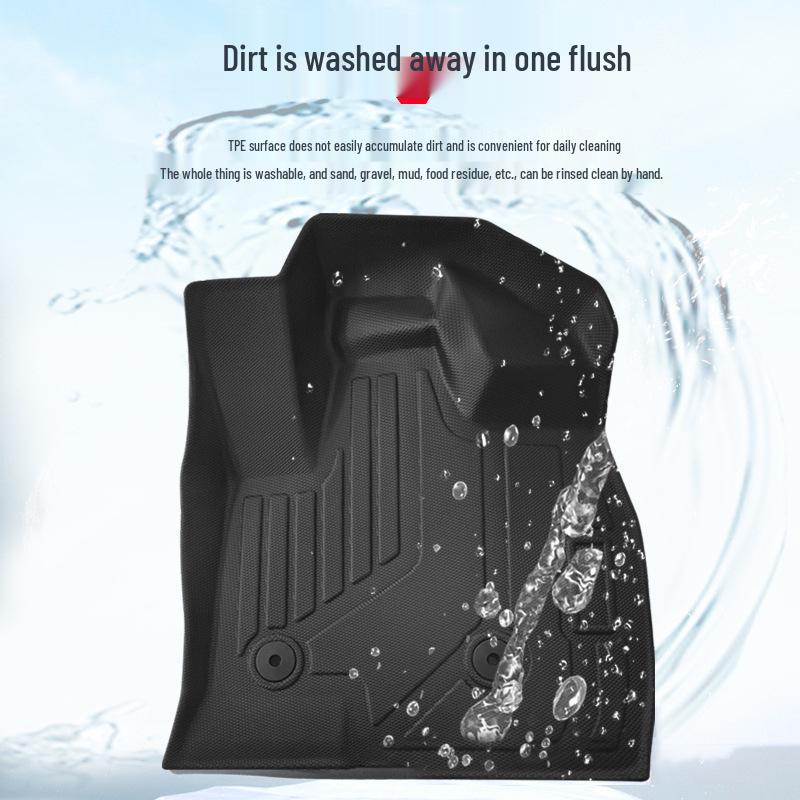 Right-Hand Drive TPE Floor & Trunk Mats for 7-Seat Honda STEPWGN - Waterproof & Wear-Resistant