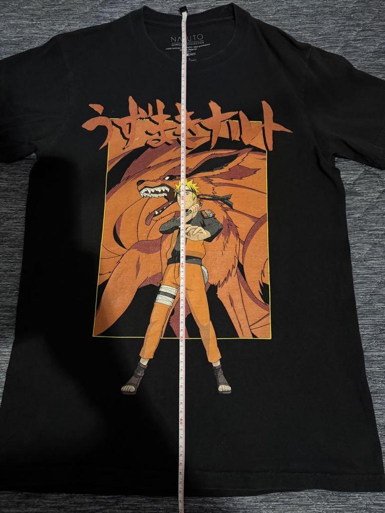[USED] NARUTO T-shirt anime Sasuke back print vintage used clothing