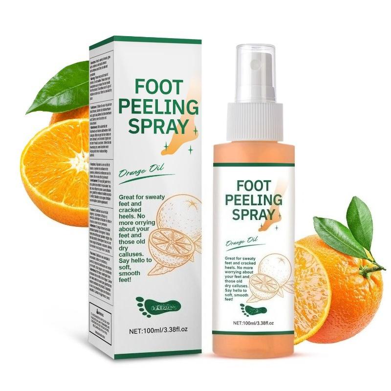 

1PACK Orange Calluses Heel Elbow Exfoliation Exfoliation Exfoliation Foot Exfoliation 100ml Spray 100ml