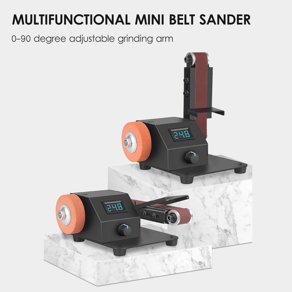 350W/250W Mini Belt Sander Portable Electric Sanding Polishing Grinding Machine Stepless Speed Multifunction Grinding Tool Set