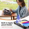 iPad 10th/11th Gen Pro 11 Invisible Folding Stand Anti-drop Protective Strap Case
