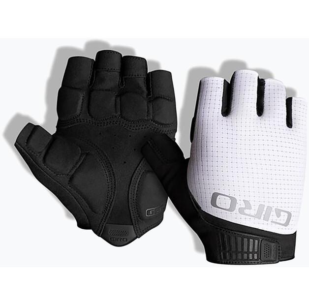 Велосипедные перчатки Giro Bravo II Gel (white/black)