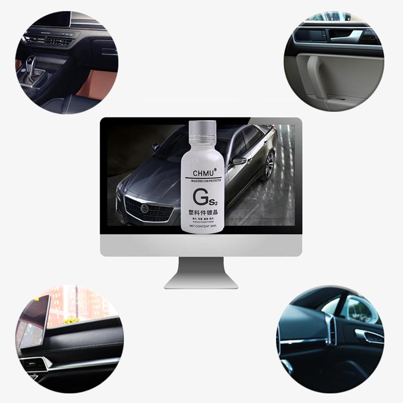 Plastic Parts Refurbish Agent 30ml Coating Paste Maintenance Car Cleaner Plastic Parts Retreading Agent Automotive Interior