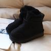 Children's Fur Snow Boots Boys' Plush and Thickened Short Boots Girls' Warm Cotton Boots