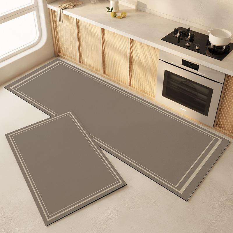 Kitchen Floor Mat Absorbent Non-slip Carpet Quick Drying Diatom Mud Foot Mats Long Carpets Japanese Style Home Decoration Rug