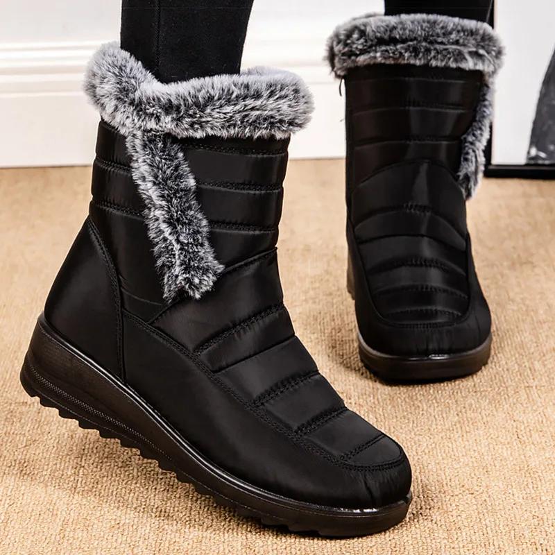 Fashion Women's Boots 2026 Trend New Non-slip Snow Boots Winter Shoes for Women Outdoors Fur Super Warm Winter Boots Botas Mujer