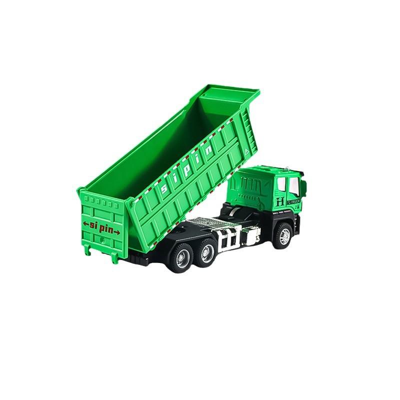 Simulation Truck Toy Car Children's Transporter Dump Truck Inertia Green Construction Vehicle