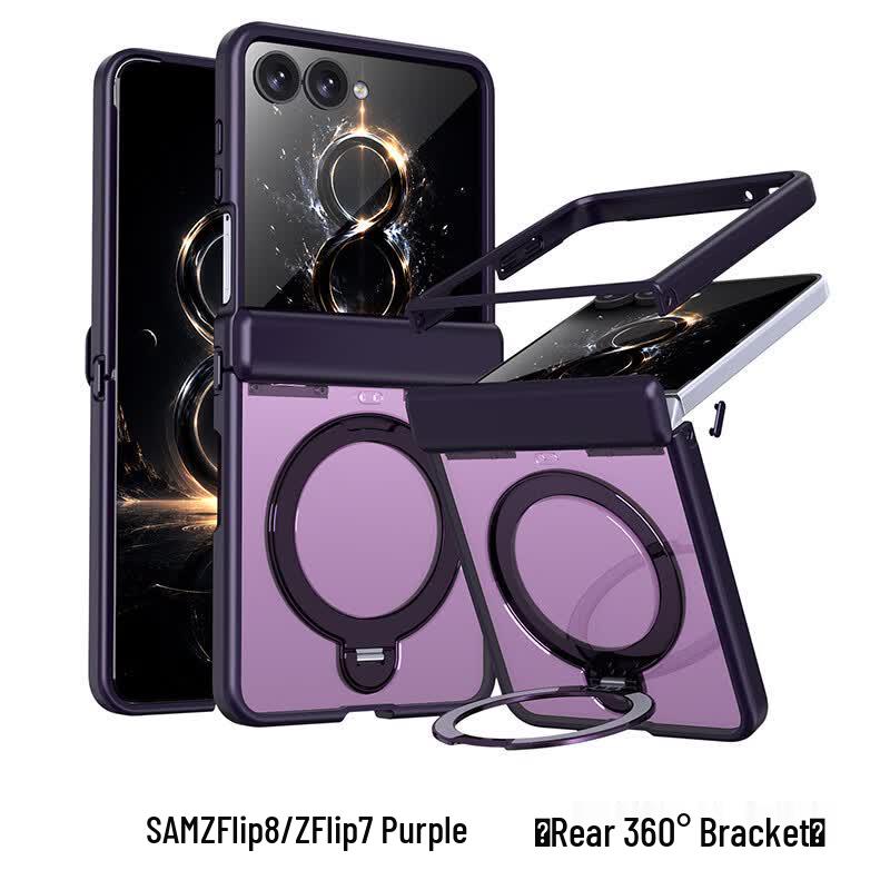 CAXITON Samsung Z Flip 7/8 Magnetic 360 Rotating Stand Phone Case