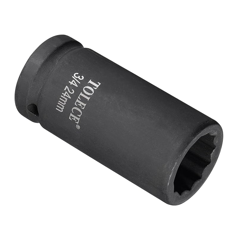 

CoCud deep impact socket 3/4 drive 24mm socket 78mm length CR-MO 12 angles - (Application: For DIY handmade repairs)