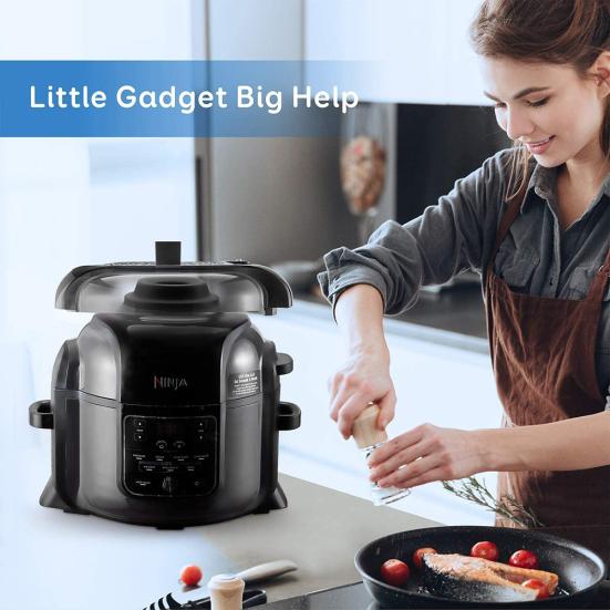 Electric Pressure Cooker Lid Stand Silicone Holder Storage Rack Kitchen Gadget