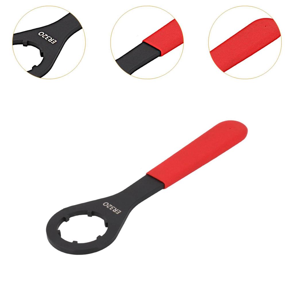 O-shaped Wrench CNC Spanner Collet Chuck Portable Protect The Nut Premium Carbon Steel CNC Milling Tool for Er16 Er20