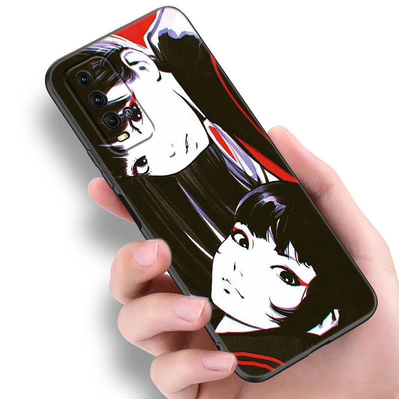 Anime-Telefonhülle im japanischen Stil für Xiaomi Redmi Note 5 6 9T K20 K40 K50 Pro 7A 8A 9A 9C 9i 10A 10C A1 S2, weiche schwarze TPU-Abdeckung