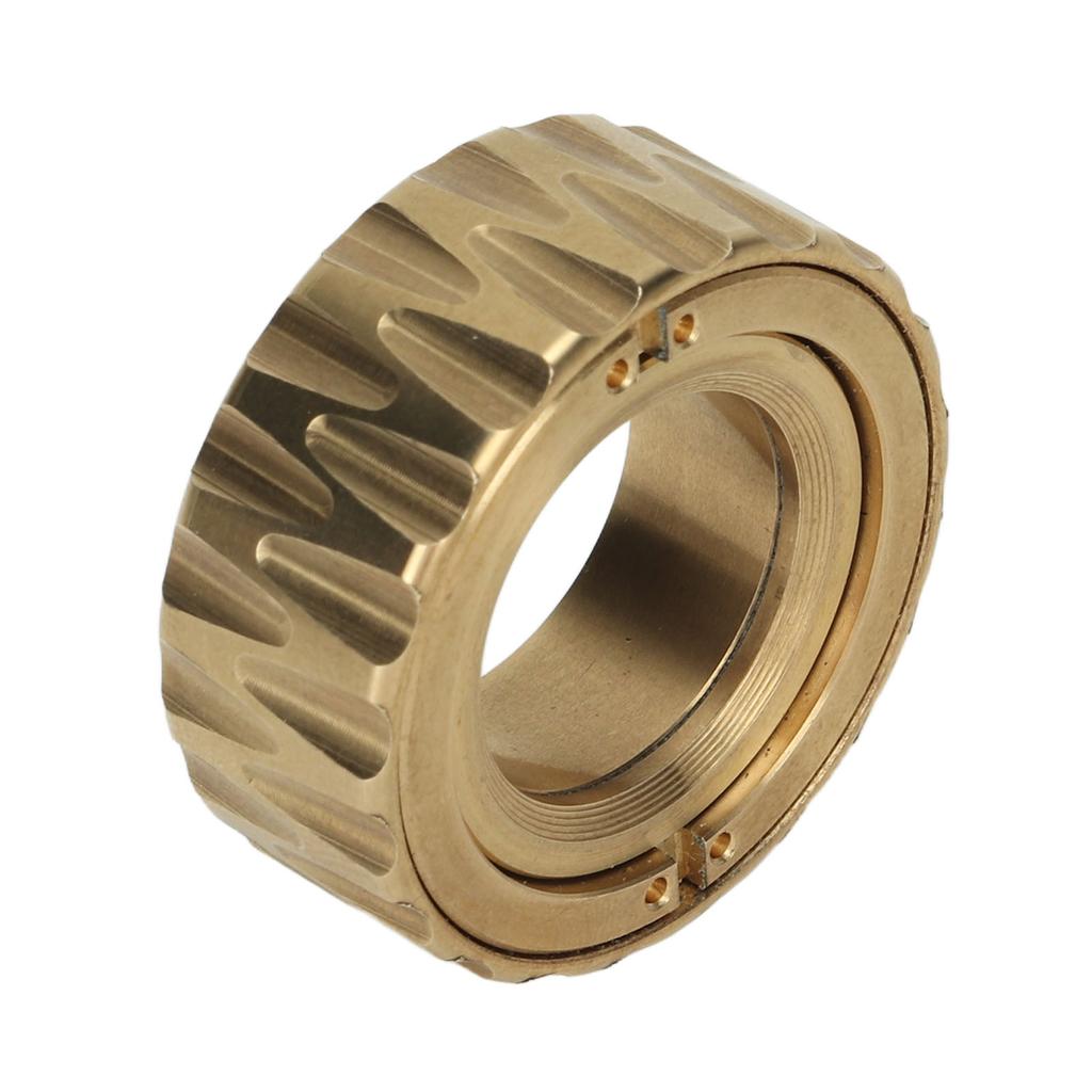 Mechanic Ratchet Ring Rotating Toy Adult Office Metal Stress Relief Fingertip Slider Sensory Toy