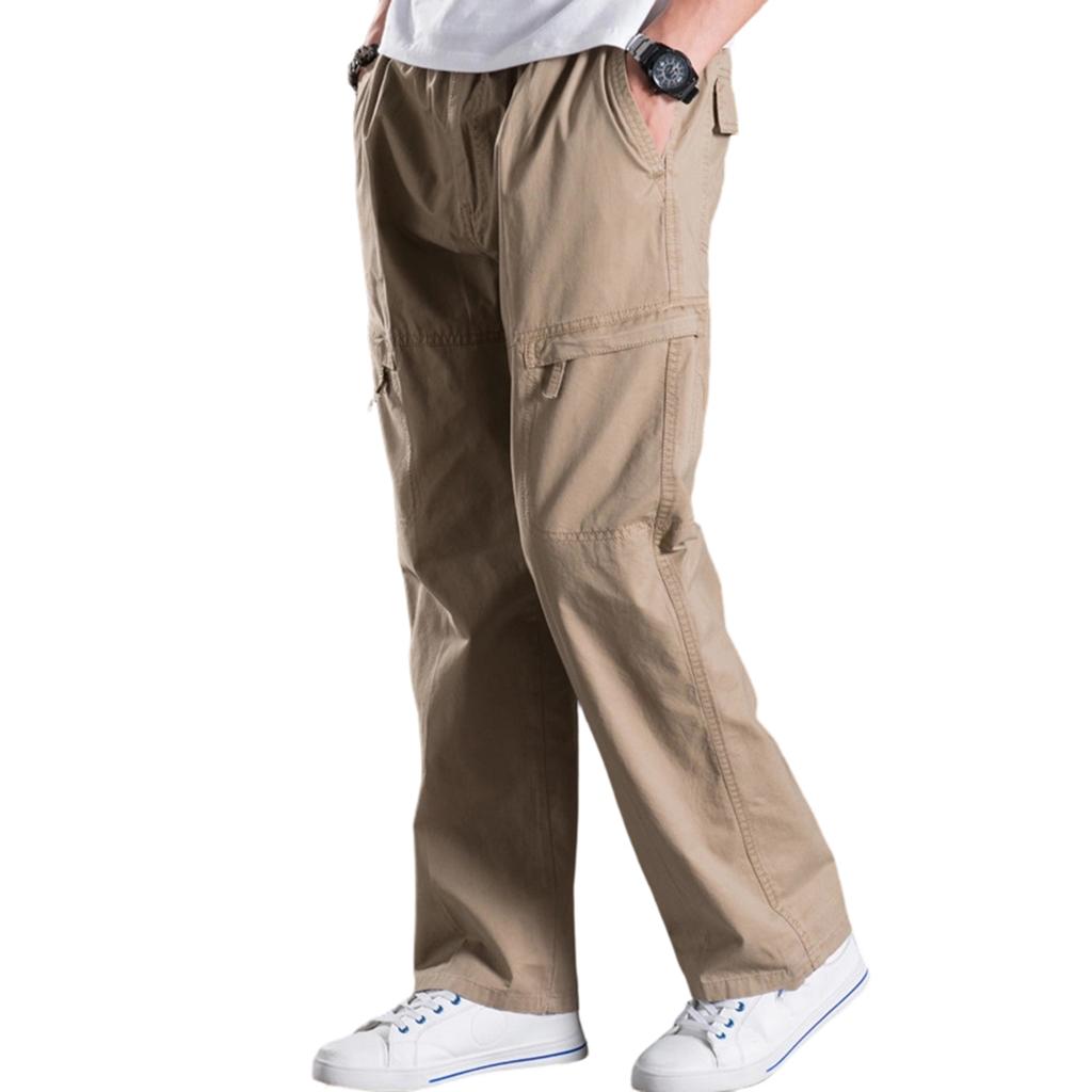 Men's Outdoor  Sports  Loose  Leisure  Multiple Pockets  Work Pants  Trousers