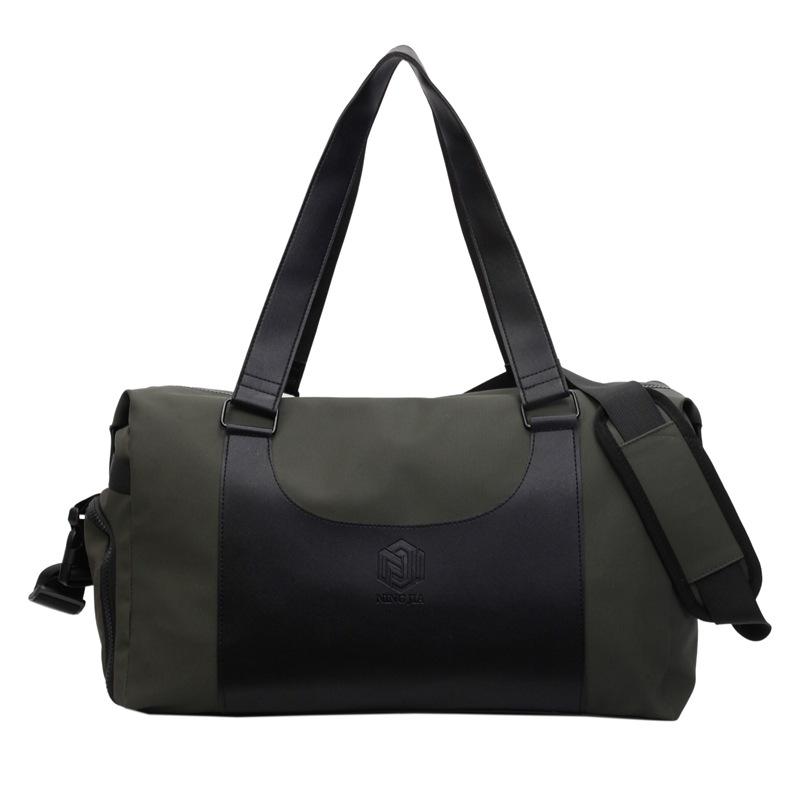 Fitness bag, men's and women's training, sports bag, hand luggage bag, short-distance travel bag, independent shoe compartment, swimming bag.