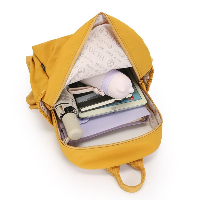 Stylish and Simple Backpack Women's Casual Versatile Student Schoolbag Outdoor Multi-color Light Commuter Backpack