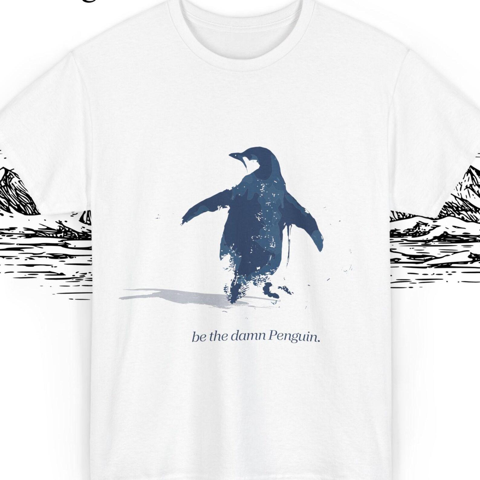 Nihilist Shirt Penguin But Why Meme Gift, Penguin Trending Meme Gift T-shirt, Motivational Tee, Werner Herzog Documentary lover Gift XL