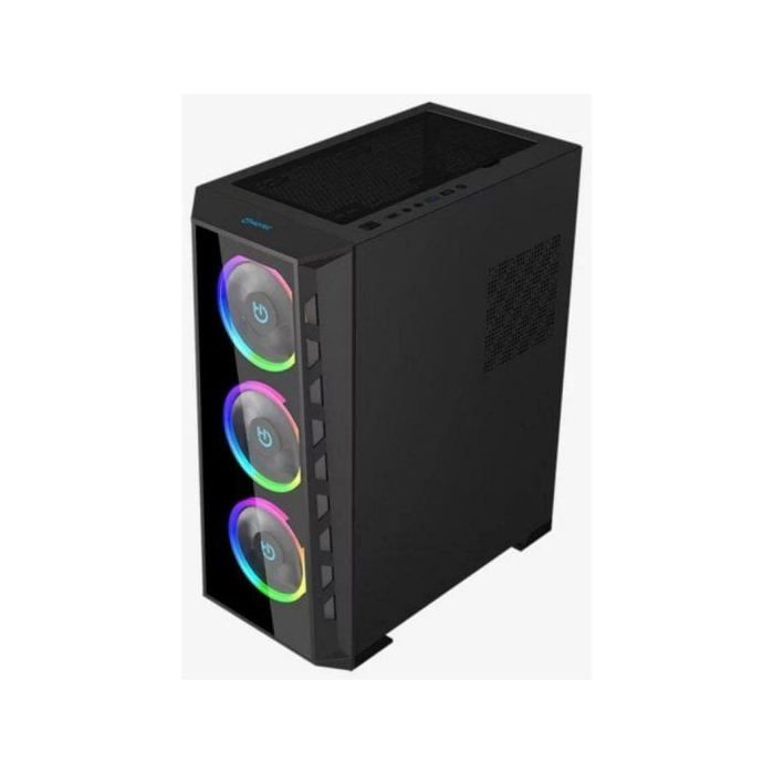 Caja Hiditec MH12 Glass E-ATX ARGB 4 Ventiladores Cristal Templado USB-C Negra