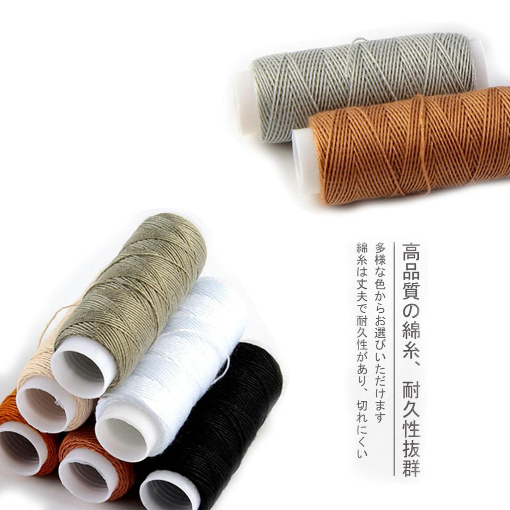 BRIIKPP Leather Craft Leather Accessory Hand Sewing DIY Sewing Kit for Hand Sewing Leather 29-Piece Set, Tools, Needles,