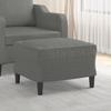 349280 vidaXL Footrest Dark Grey 60x50x41 Cm Fabric