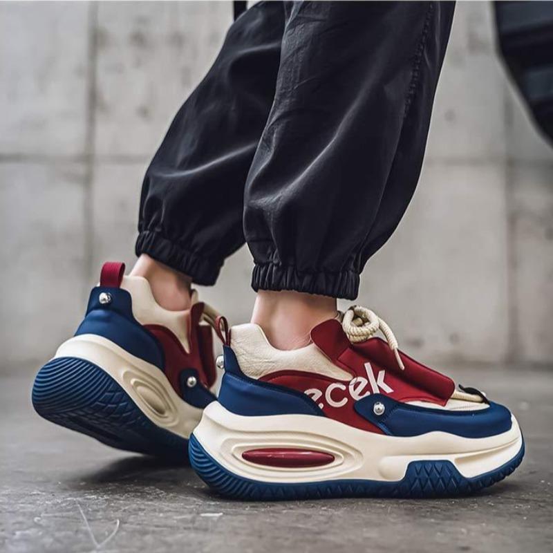 Designer Men's Original Platform Vulcanized Shoes Spring Wear-resistant Breathable Casual Sneakers Youth Trendy Men Hiking Shoes