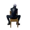 11CM Gojo Satoru Anime Jujutsu Kaisen Figure Satoru Gojo Rest Time Sitting Position Comes With Stool Gift Toy Action Figure PVC