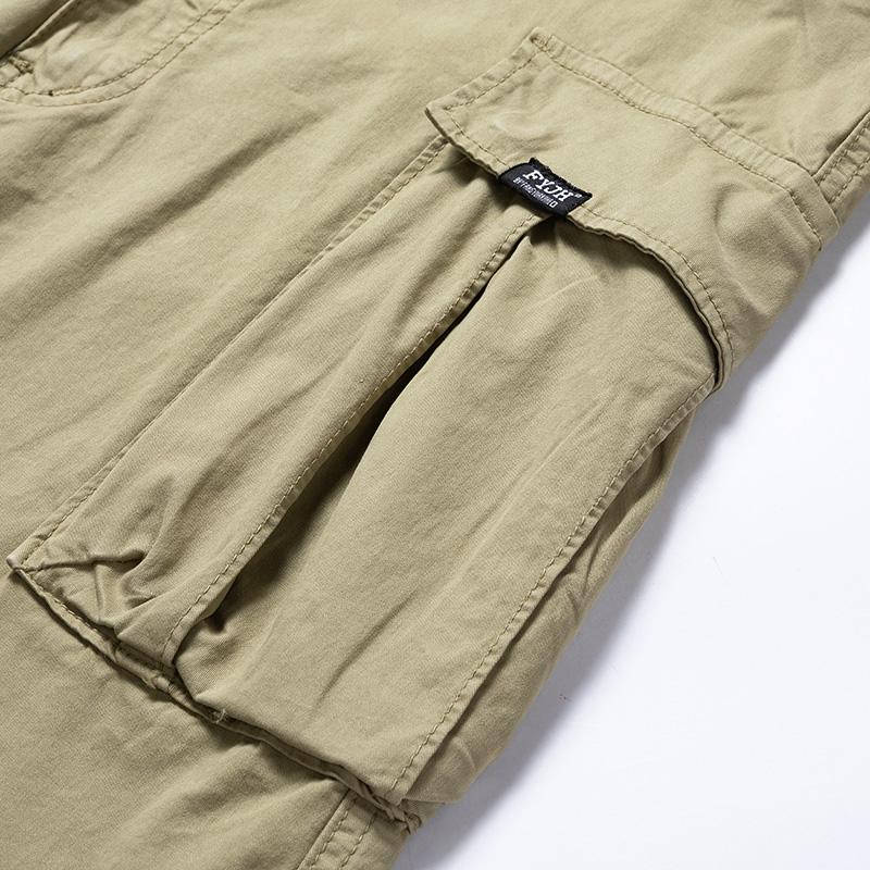 JAYSCE INS Style Męskie modne spodenki Bawełniane codzienne, letnie spodnie bojówki Klasyczne krótkie