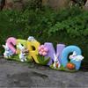 Easter Spring Rabbit Tabletop Ornament Rabbit Figurines Home Decor Festive Supplies Bedroom Resin Craft Garden Gift 2024
