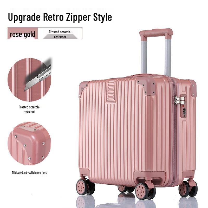 Valiză multifuncțională de 18 inch pentru fete, de cabină, cu încuietoare TSA și spațiu de depozitare de 20 inch