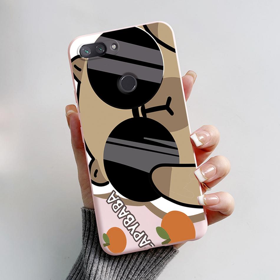 Para Xiaomi Mi 8 Lite Funda Moda Flor de Astronauta Silicona Suave Funda de Teléfono Para Xiaomi Mi 8 / Mi8 Lite Cubierta TPU Protectora Capa