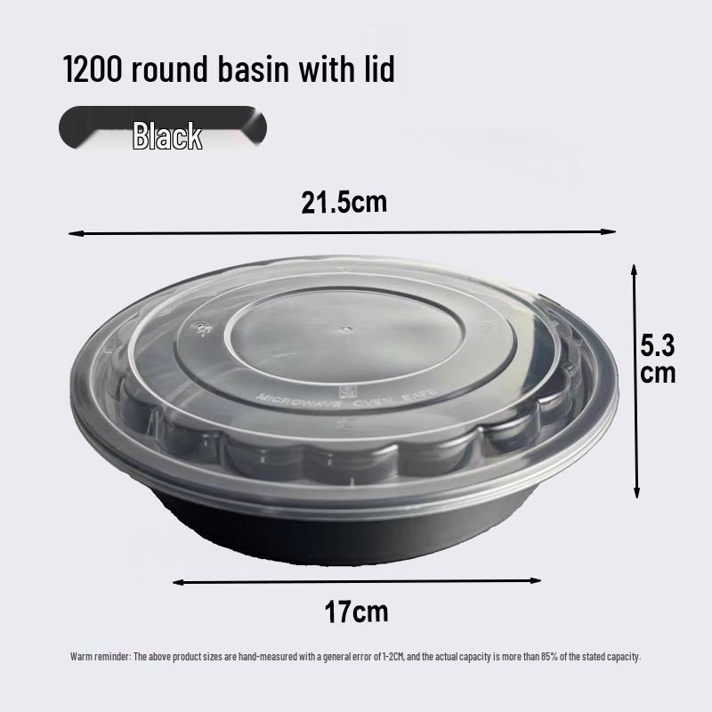 Disposable Round Food Storage Containers