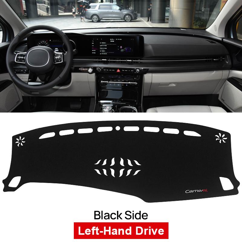 For Kia Carnival Sedona KA4 2020~2025 Car Center Console Dashboard Cover Sun Shade Anti-UV Pad Sun-proof Carpet Trim Accessories