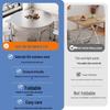 304 Stainless Steel Folding Round Dining Table for Restaurant, Buffet, Outdoor, and Home Use