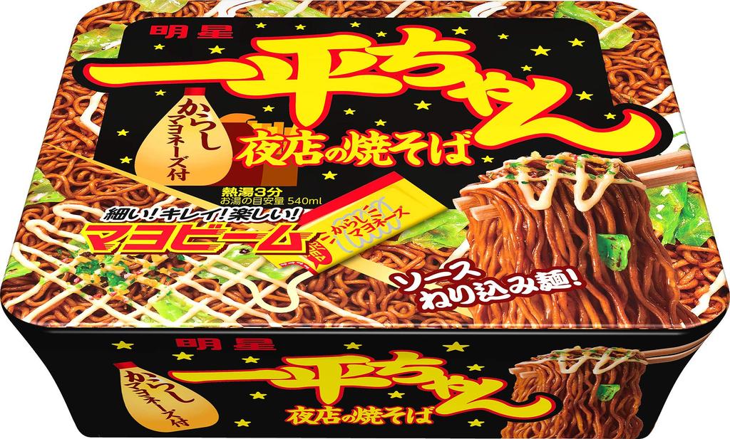 Myojo Ippei-chan Night Market Yakisoba, 3 Flavors Assorted, 12 Pieces