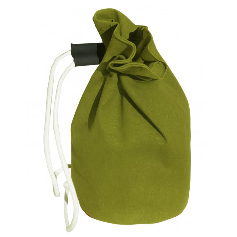 

ideamall Canvas Bag, Bonsack, Canvas Drawstring Bag for Men, Large Capacity, Outdoor Use (Khaki)